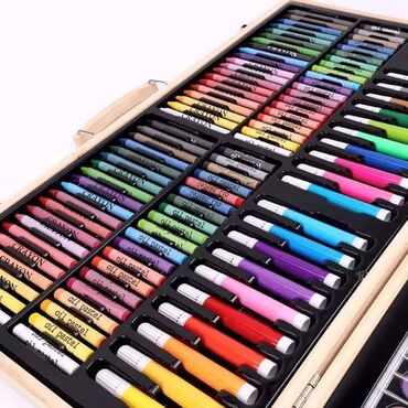 Ostale dečije stvari: Kreativni set Drvene, Vodene,Flomasteri, Voštane 180 KOM Kreativni — 9