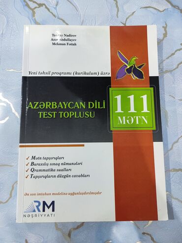 xəyalə əhmədli tarix test toplusu: Azərbaycan dili Mətn və Test Toplusu. Kitab səliqəli saxlanılıb üstü