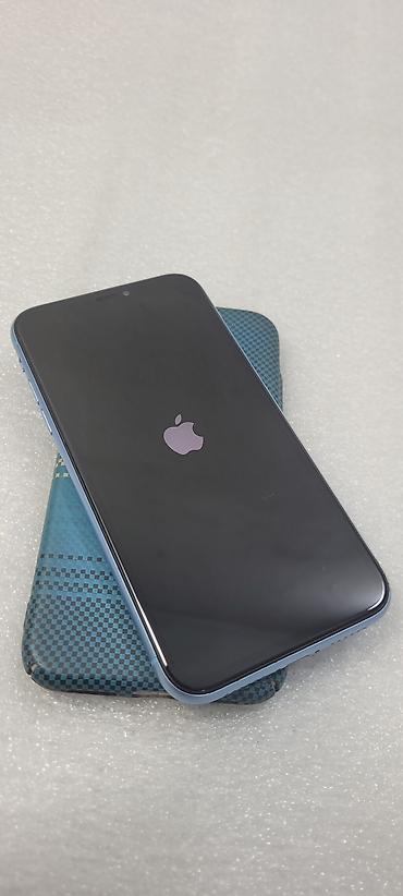 Apple iPhone: IPhone Xr, Б/у, 64 ГБ, Голубой, Чехол, 78 % — 2