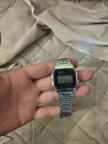 qiz ucun sepler: İşlənmiş, Qol saatı, Casio, rəng - Boz