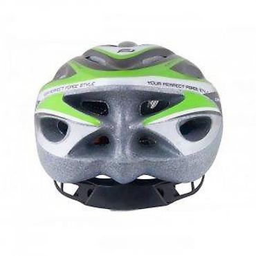 magnat rv 3: KACIGA FORCE HAL, CRNO-ZELENO-BELA, L/XL | 19 rupa, sadrži beli i — 9