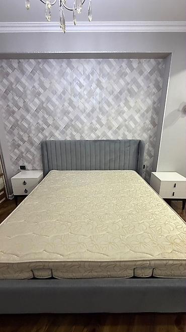 Yataq otağı mebel dəsti Tərkib: - Yumşaq başlıqlı, qrafit/boz rəngdə lalafo.az -da — 2 Yataq otağı mebel dəsti Tərkib: - Yumşaq başlıqlı, qrafit/boz rəngdə — 2