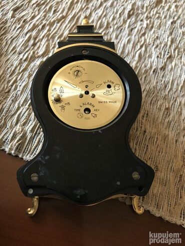 Ostali predmeti za umetnost i kolekcionarstvo: Original Swiza stoni sat Made in Swiss Navija se na 8 dana. 7 — 3