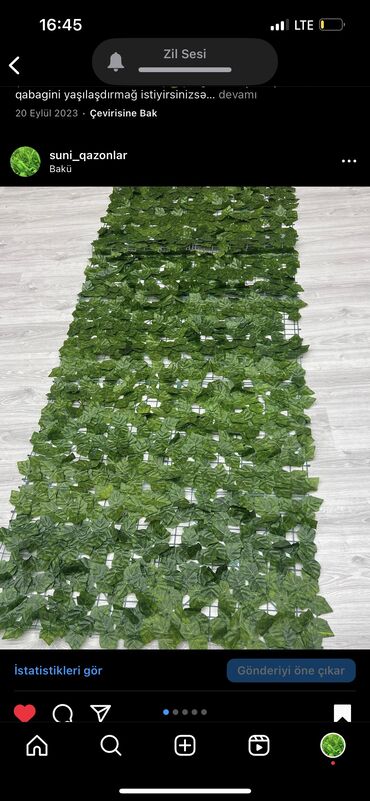 Süni güllər: 9 azn baslayan qiymetler Suni qazonlarin topdan satisi Suni qazon — 13