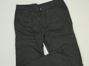 czarne spódniczka do kolan: Spodnie materiałowe, S, stan - Dobry