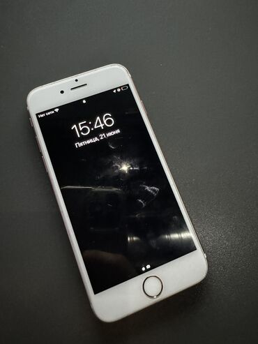 кол саат телефон: IPhone 6s, Колдонулган, < 16 ГБ, Күлгүн, Заряддоочу түзүлүш, Каптама, 84 %