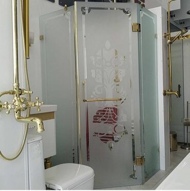 Duş kabinaları, arakəsmələr: Yeni Üstü açıq kabina, Künc üçün, Ödənişli çatdırılma — 19