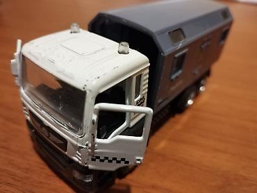 diecast az: Polis mövzusunda metal oyuncaq yük maşını - Korpus: die-cast (metal) — 1