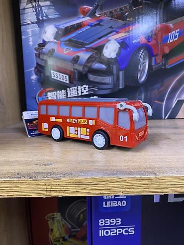 chrysler eagle talon: Игрушечный автобус Razy Bus - Яркий красный пластиковый автобус с — 2