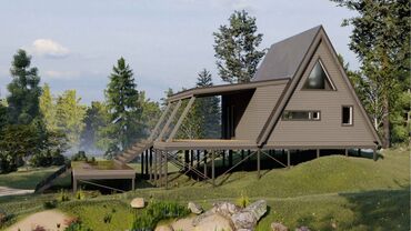 Tikinti işləri: Son vaxtlar A formalı evlerin tikintisinə böyük təlabat var. Biznes — 2