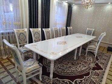 Столы для зала: ЗАМАНБАП СТОЛ ЖАНА СТУЛДАР – ОРТОМЧУСУЗ, ТУЗ ЦЕХТЕН! Сиздин үйүңүзгө — 7