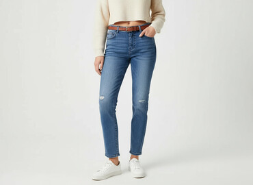 air max with jeans: Джинси жіночі, розмір L на lalafo.pl air max with jeans: Джинси жіночі, розмір L