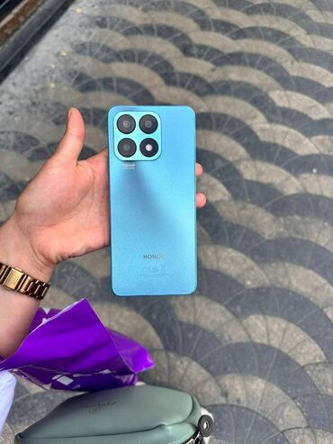 honor: Honor X8a, 128 GB, rəng - Yaşıl, Barmaq izi