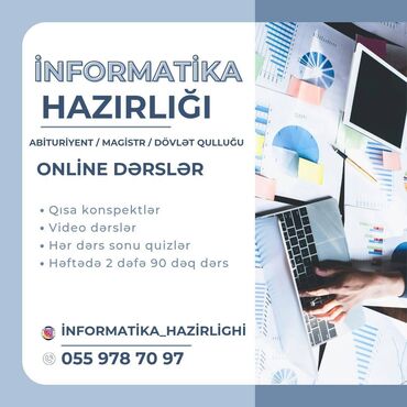 repetitor hazirligi: Repetitor | İnformatika | Abituriyent hazırlığı, İmtahanlara hazırlıq