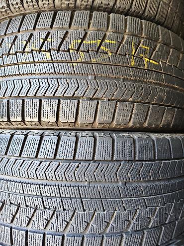 Шиналар 225 / 55 / R 17, Кыш, Колдонулган, Комплект, Жеңил унаалар, Жапония, Bridgestone