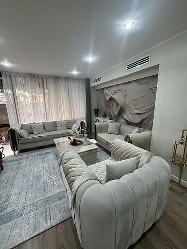 cərcivəli divan: Modern qonaq otağı və yemək dəsti - Yemək masası: düzbucaqlı formalı — 3