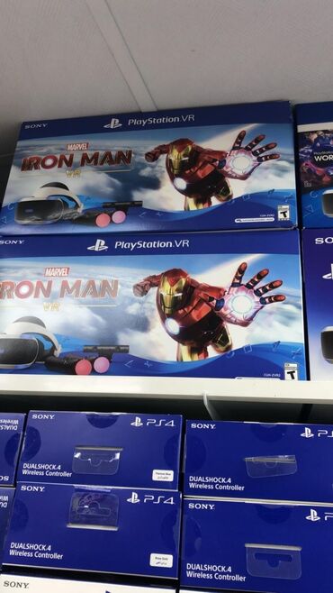 vr gözlük qiymeti: PlayStation vr iron man bundle. tam bağlı upokovkada orginal