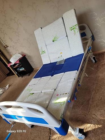 Медицинская мебель: Функциональная медицинская кровать для ухода дома. Особенности: - — 10