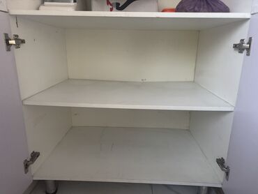 тумбочка для кухни с ящиками: Ашкана гарнитуру, Колдонулган, түсү - Ак, МДФ, Өзү алып кетүү