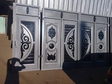 Откатные ворота: Ворота Ворота Распашные, Штампованный Кыргыз оймо баардык турун — 10