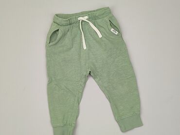 legginsy niemowlece prazkowane: Spodnie dresowe, H&M, 12-18 m, stan - Bardzo dobry