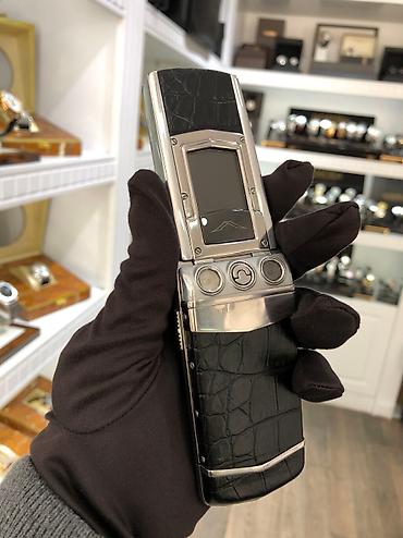 işdənmiş telefonlar: Vertu Ayxta Silver Ceramika Telefon Ideal veziyyetdedi. Barter Var — 6