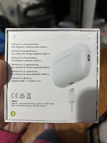 airpods satışı: Yeni Simsiz (Bluetooth) Qulaqcıqlar, Apple, rəng - Ağ — 4