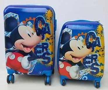 Rančevi, torbe i koferi: Dečiji set kofera – Mickey Mouse dizajn - Set od 2 kofera: veći i — 15