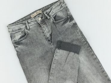 czarne jeansy damskie proste nogawki: Jeansy damskie, Denim Co, M