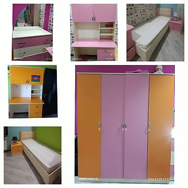 Uşaq/yeniyetmə otağı üçün mebel dəsti Komplekt: - 2 ədəd tək nəfərlik lalafo.az -da Uşaq/yeniyetmə otağı üçün mebel dəsti Komplekt: - 2 ədəd tək nəfərlik
