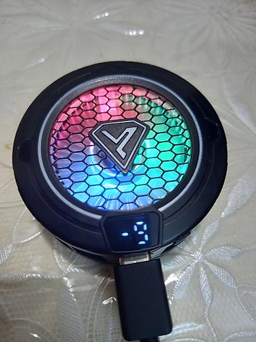 telefon kuller: RGB işıqlı mobil soyuducu (telefon üçün xarici fan) - Telefonun arxa — 1