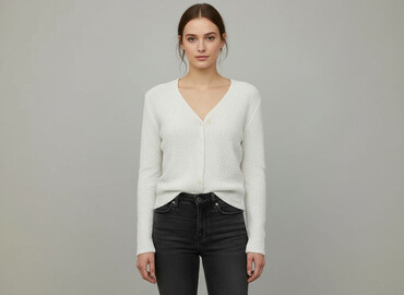kamizelka damska długa mohito: Women`s knitwear, size M