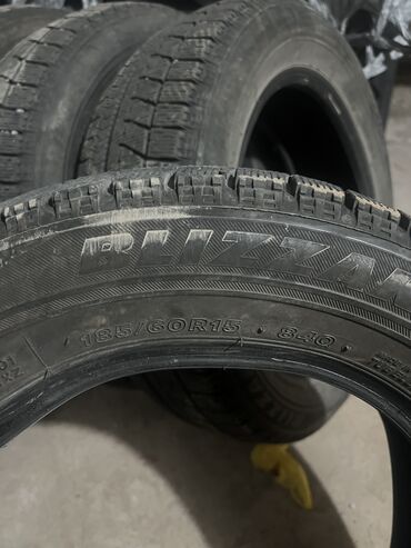 шины 2355017: Шины 185 / 65 / R 15, Зима, Б/у, Комплект, Легковые, Япония, Bridgestone