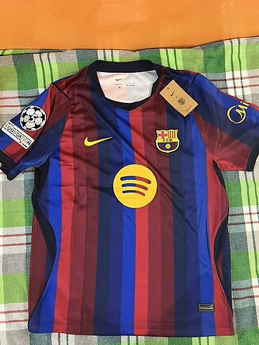 Футболки: Мужская футболка, M, Nike, Новый, цвет - Синий, Самовывоз — 1