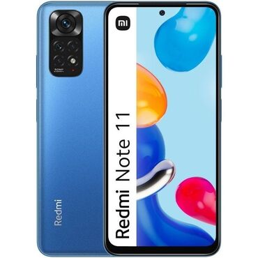 выбрать номер о: Xiaomi, Redmi Note 11, Б/у, 128 ГБ, 2 SIM