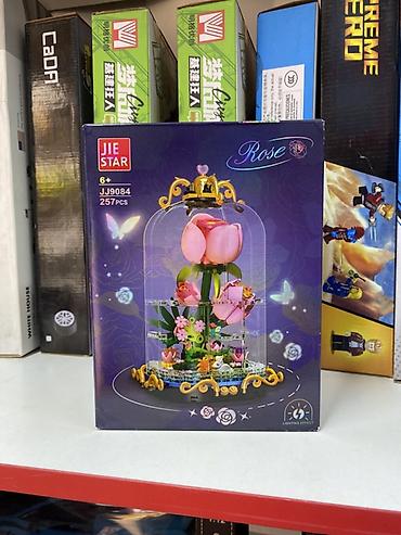 букет роза: Конструктор JIE STAR Rose, модель JJ9084 — декоративная сборная — 1