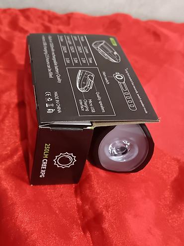 Велоаксессуары: Фонарик-спикер для велосипеда (модель 7588) Компактный передний свет — 2