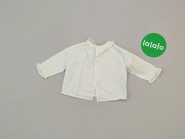 Koszuli: Koszula, 0-1 m, wzrost - 56 cm., wzór - Jednolity kolor, kolor - Biały