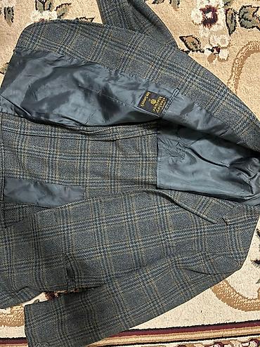 pull bear: Пальто из кашемира,темно зеленого цвета цена 1500 — 2