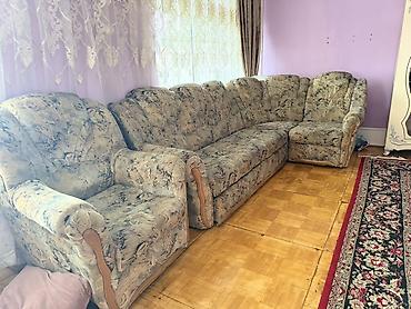 kreditle künc divanlar: Künc divan dəsti - Tərkibi: 1 böyük künc divan + 2 ədəd geniş kreslo — 5