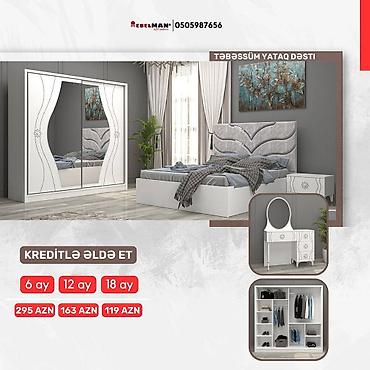 ay: Yeni yataq dəstləri KREDİTLƏ Yeni model ecazkar yataq dəstləri tək — 7