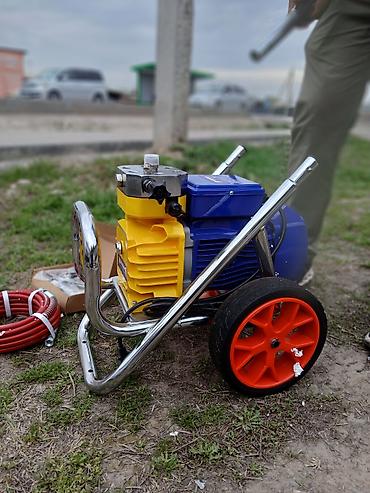 Инструменты: Безвоздушный окрасочный аппарат на тележке Профессиональный — 6