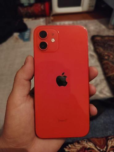 IPhone 12, Б/у, 64 ГБ, Красный, 100 % at lalafo.kg IPhone 12, Б/у, 64 ГБ, Красный, 100 %
