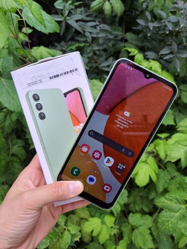 телефоны цены: Samsung Galaxy A14, Б/у, 128 ГБ, цвет - Зеленый, 1 SIM, 2 SIM