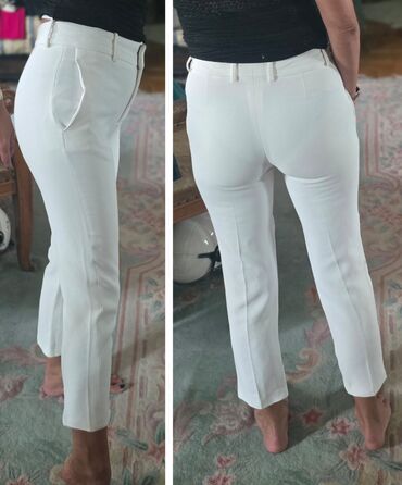 Pantalone: S (EU 36), Normalan struk, Ravne nogavice — 4