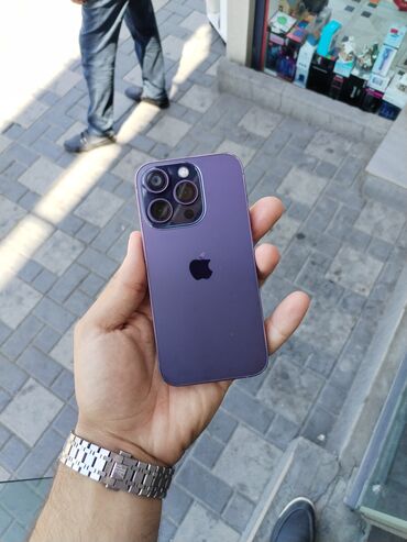 apple 4s əsli: IPhone 14 Pro, 512 GB, Mərcanı, Barmaq izi, Face ID