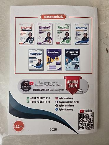 samdanlar ve saat: Riyaziyyat – Sınaqlar Toplusu (Blok imtahanına hazırlaşanlar üçün) - — 2
