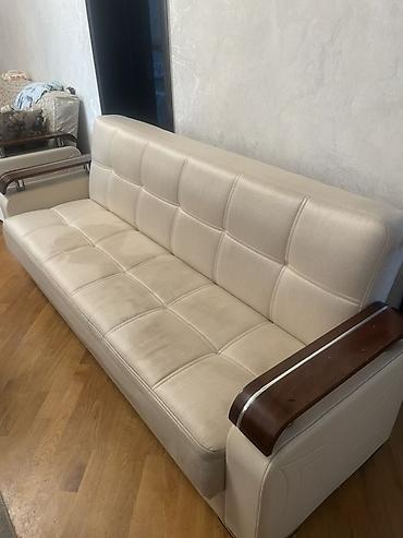 divan mingecevir: Bej rəngli açılıb-bağlanan divan İşlənib elde 2 ededdir qiymet bir — 1
