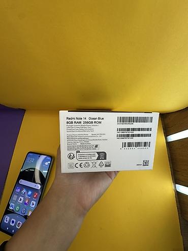 Redmi: Redmi, Redmi Note 14, Б/у, 256 ГБ, цвет - Голубой, В рассрочку, 2 SIM — 12