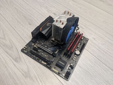 Материнские платы: Материнская плата, Б/у, AM4, Micro-ATX, Для ПК